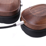 1Pc BOSSHIFI B8 Stereo Wooden Over-ear Black Mahogany Earphone Headphone Headset