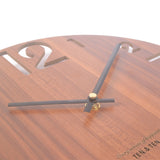 Wooden 3D Wall Clock Modern Design Nordic Brief Living Room Decoration Kitchen Clock Art Hollow Wall Watch Home Decor 12 inch|Wall Clocks|