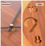 Wooden 3D Wall Clock Modern Design Nordic Brief Living Room Decoration Kitchen Clock Art Hollow Wall Watch Home Decor 12 inch|Wall Clocks|
