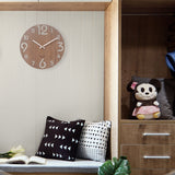 Wooden 3D Wall Clock Modern Design Nordic Brief Living Room Decoration Kitchen Clock Art Hollow Wall Watch Home Decor 12 inch|Wall Clocks|