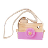 Cute Nordic Hanging Wooden Camera Toys Kids Toys Gift 9.5*6*3cm Room Decor Furnishing Articles Christmas Gift For Kid Wooden Toy