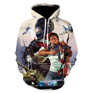 GTA 5 Game 3d Print Hoodies Fashion Streetwear 2019 New Arrival winter Sweatshirt For Men Harajuku Hip Hop Punk Pullover hoody