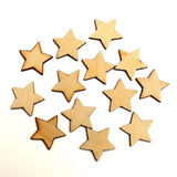 100pcs Mixed Number Wood Craft Embellishments MDF Wooden Cutout Flatbacks Scrapbooking for Cardmaking DIY Art Decoration