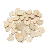 100pcs Mixed Number Wood Craft Embellishments MDF Wooden Cutout Flatbacks Scrapbooking for Cardmaking DIY Art Decoration