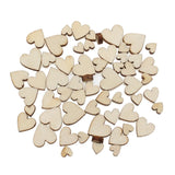 100pcs Mixed Number Wood Craft Embellishments MDF Wooden Cutout Flatbacks Scrapbooking for Cardmaking DIY Art Decoration