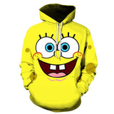 kawaii Spongebob Squarepants 3d Hoodie Bonito Para Homem E Mulher sports Hoodies polyester 3d printing cartoon hoodies