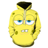 kawaii Spongebob Squarepants 3d Hoodie Bonito Para Homem E Mulher sports Hoodies polyester 3d printing cartoon hoodies