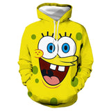 kawaii Spongebob Squarepants 3d Hoodie Bonito Para Homem E Mulher sports Hoodies polyester 3d printing cartoon hoodies