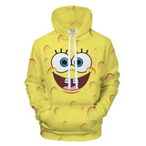 kawaii Spongebob Squarepants 3d Hoodie Bonito Para Homem E Mulher sports Hoodies polyester 3d printing cartoon hoodies