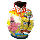 kawaii Spongebob Squarepants 3d Hoodie Bonito Para Homem E Mulher sports Hoodies polyester 3d printing cartoon hoodies