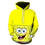 kawaii Spongebob Squarepants 3d Hoodie Bonito Para Homem E Mulher sports Hoodies polyester 3d printing cartoon hoodies