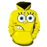 kawaii Spongebob Squarepants 3d Hoodie Bonito Para Homem E Mulher sports Hoodies polyester 3d printing cartoon hoodies