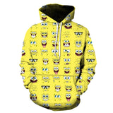 kawaii Spongebob Squarepants 3d Hoodie Bonito Para Homem E Mulher sports Hoodies polyester 3d printing cartoon hoodies