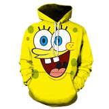 kawaii Spongebob Squarepants 3d Hoodie Bonito Para Homem E Mulher sports Hoodies polyester 3d printing cartoon hoodies