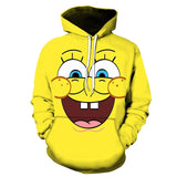 kawaii Spongebob Squarepants 3d Hoodie Bonito Para Homem E Mulher sports Hoodies polyester 3d printing cartoon hoodies