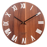 Wooden 3D Wall Clock Modern Design Nordic Brief Living Room Decoration Kitchen Clock Art Hollow Wall Watch Home Decor 12 inch|Wall Clocks|