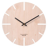 Wooden 3D Wall Clock Modern Design Nordic Brief Living Room Decoration Kitchen Clock Art Hollow Wall Watch Home Decor 12 inch|Wall Clocks|