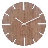 Wooden 3D Wall Clock Modern Design Nordic Brief Living Room Decoration Kitchen Clock Art Hollow Wall Watch Home Decor 12 inch|Wall Clocks|