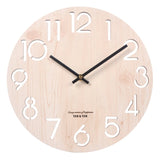 Wooden 3D Wall Clock Modern Design Nordic Brief Living Room Decoration Kitchen Clock Art Hollow Wall Watch Home Decor 12 inch|Wall Clocks|