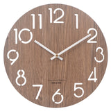 Wooden 3D Wall Clock Modern Design Nordic Brief Living Room Decoration Kitchen Clock Art Hollow Wall Watch Home Decor 12 inch|Wall Clocks|