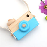 Cute Nordic Hanging Wooden Camera Toys Kids Toys Gift 9.5*6*3cm Room Decor Furnishing Articles Christmas Gift For Kid Wooden Toy