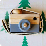 Cute Nordic Hanging Wooden Camera Toys Kids Toys Gift 9.5*6*3cm Room Decor Furnishing Articles Christmas Gift For Kid Wooden Toy