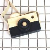 Cute Nordic Hanging Wooden Camera Toys Kids Toys Gift 9.5*6*3cm Room Decor Furnishing Articles Christmas Gift For Kid Wooden Toy