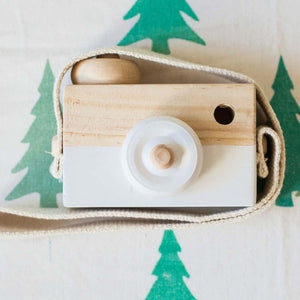 Cute Nordic Hanging Wooden Camera Toys Kids Toys Gift 9.5*6*3cm Room Decor Furnishing Articles Christmas Gift For Kid Wooden Toy