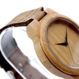 Wooden Wristwatch With Genuine Leather Band - Japanese Miyota 2035 Movement - Beautifiable - 2